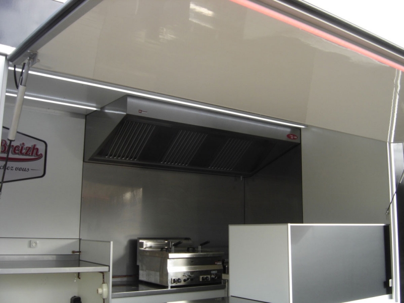 Aménagement camion burger 