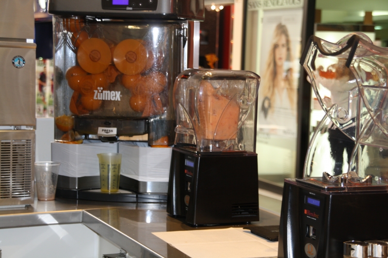 Kiosque jus de fruit 