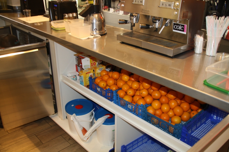 Kiosque jus de fruit 