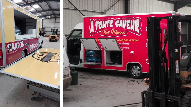 Transformation d'un food truck