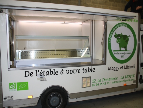 camion fromage, haillon latéral